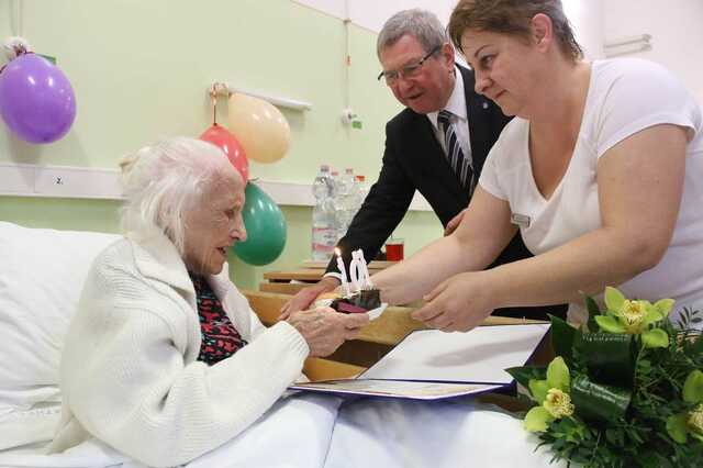 Ő a 105 éves Joli néni, Szombathely legidősebb hölgye