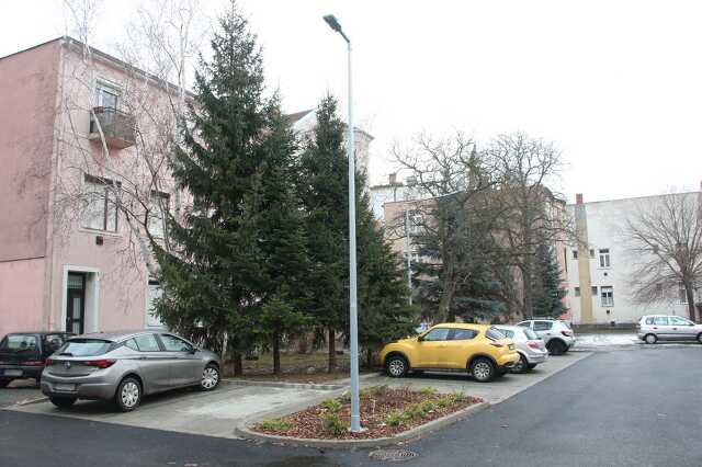 megújult belvárosi parkoló