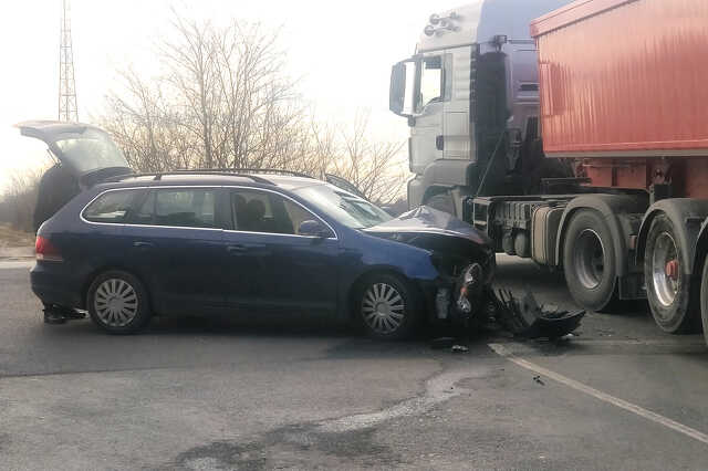 baleset kamion VW