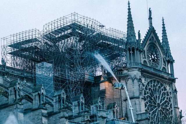 A Notre-Dame a tűz után