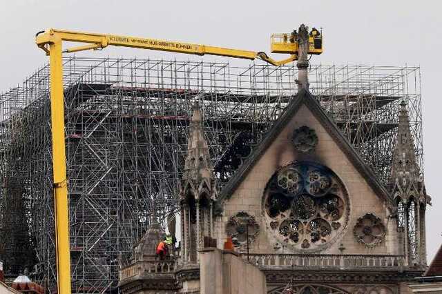 Notre Dame tűz után