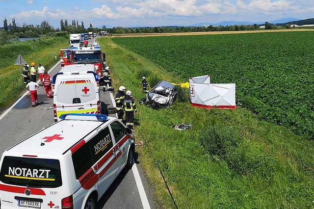 osztrák baleset