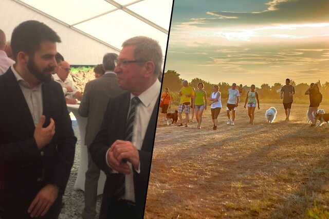 Balázsy Péter, Puskás Tivadar és a séi civilek