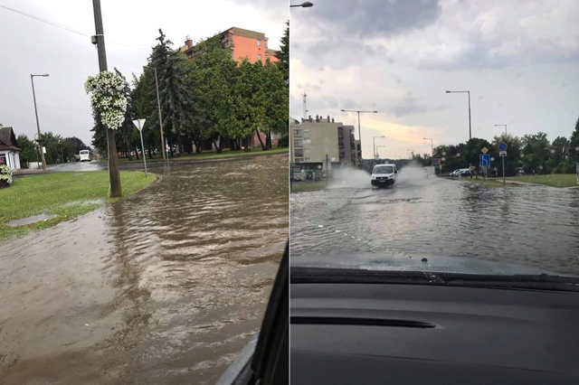 Áll a víz Lentiben