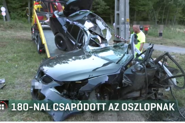 180-nal csapódott az oszlopba