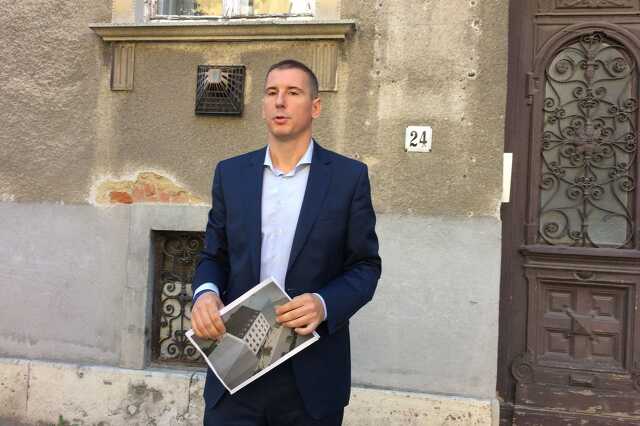 Nemény András sajtótájékoztató Széll Kálmán utca 24.