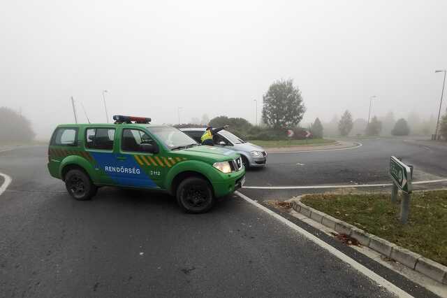 Két autó ütközött a 89-es főúton, Szombathely közelében