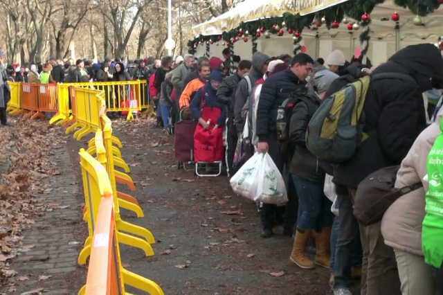 ételosztás népliget