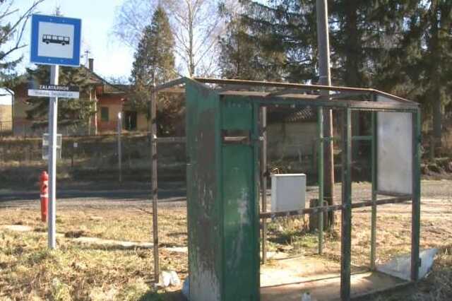 Eladott buszmegálló