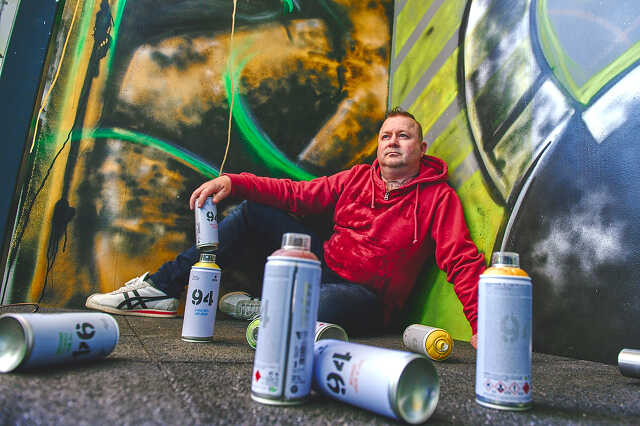Nagy Zoltán graffitis