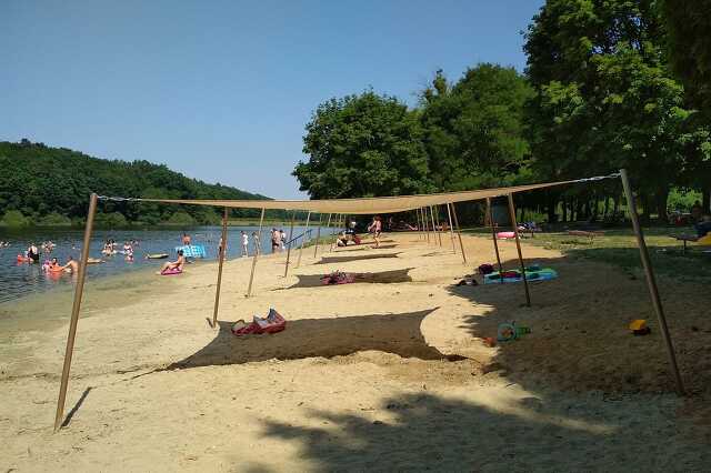 Szajki tavak, Szajki-tó, strand