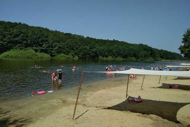 Szajki tavak, Szajki-tó, strand