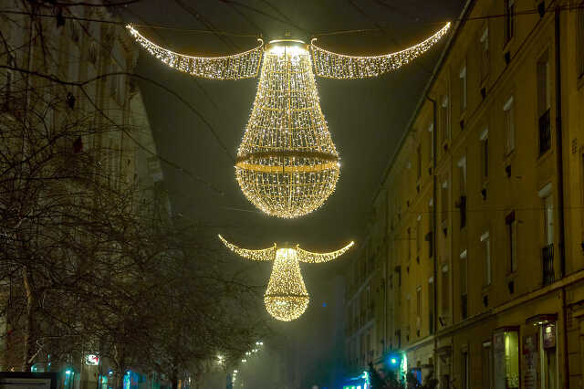 Világító karácsonyi díszek