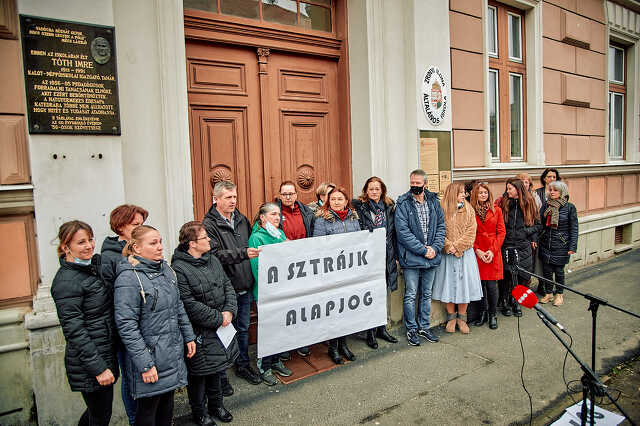 Tanársztrájk a Zrínyi Ilona Általános Iskolában