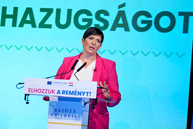 Dobrev Klára a szombathelyi Agorában