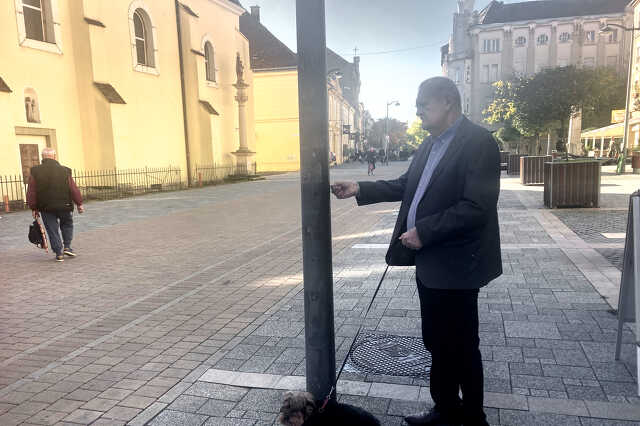 Nagy János és Csibó munka közben 