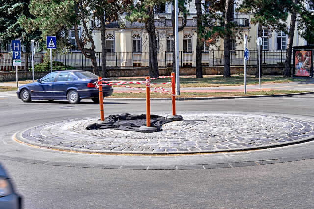 Kórház körforgalom