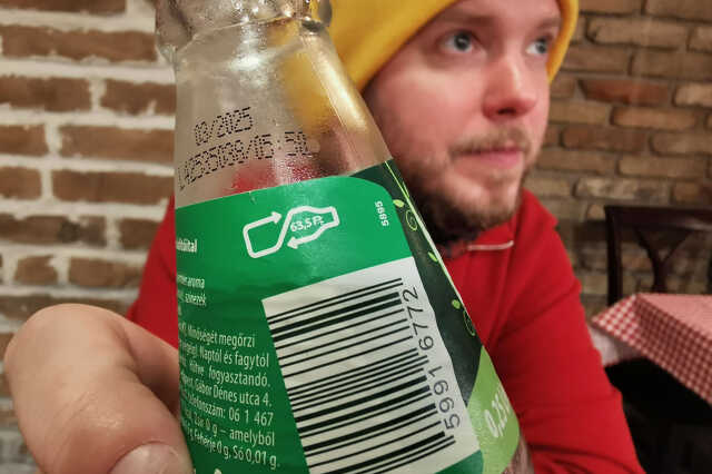 Visszaváltás palack