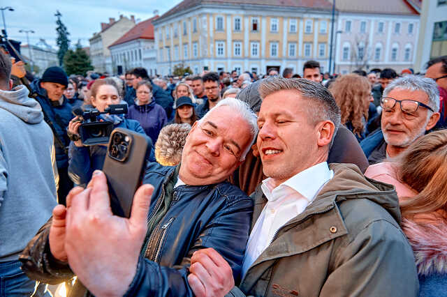 Magyar Péter Tisza Szombathelyen