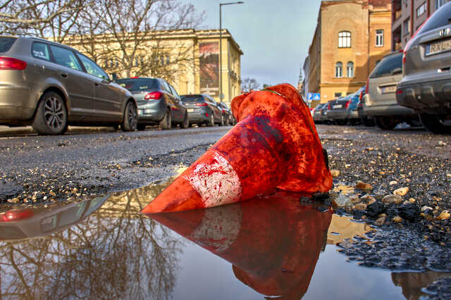 Wesselényi utca kátyúk