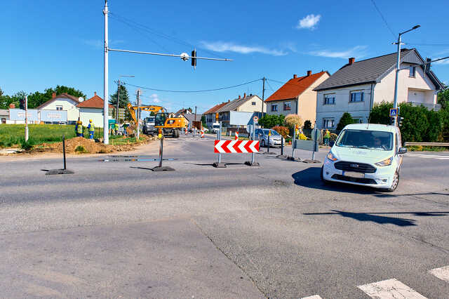 Mozaikos kereszteződés felújítása Szombathelyen