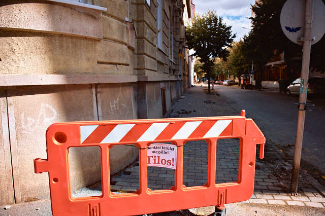 Király utca távközlési kábel