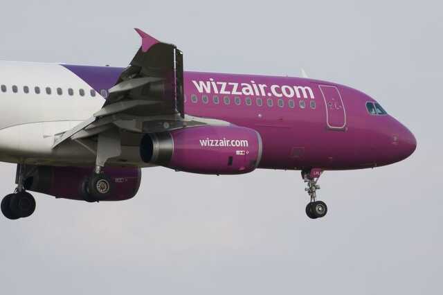 A Wizz Air gyakorlógépe - Fotó: kerozingozos.hu