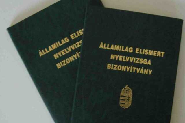 Nyelvvizsga bizonyítvány