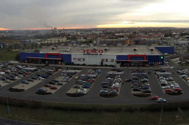 Tesco parkoló november 29-én