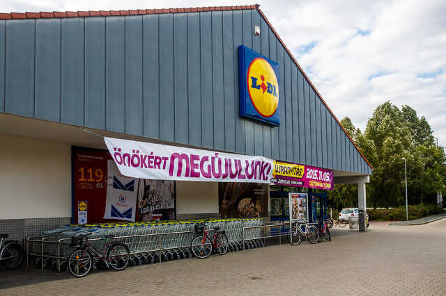 Hunyadi úti Lidl áruház