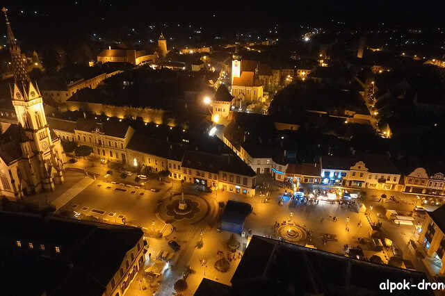 Orsolya nap Kőszegen, madártávlatból