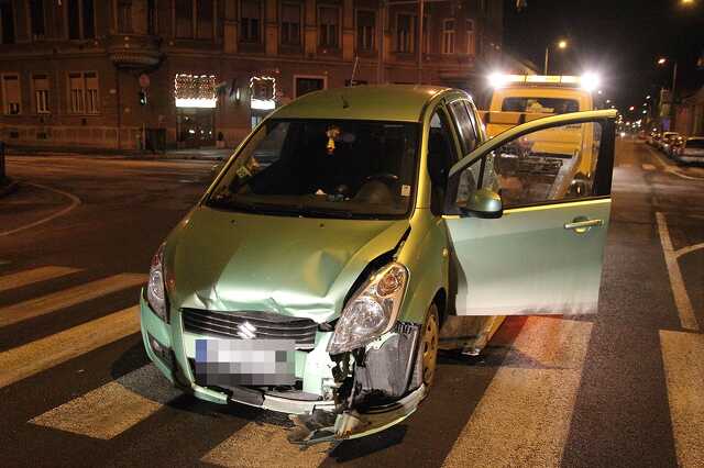 Ittas sofőr okozott balesetet Szombathelyen