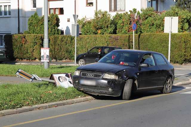Audi és Renault ütközött Szombathelyen