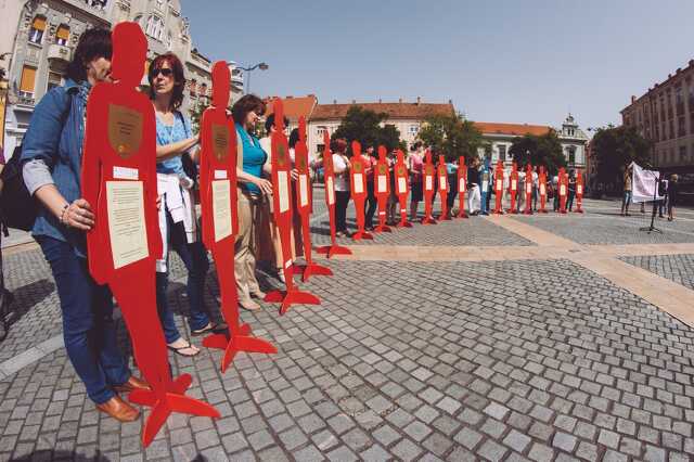 Néma Tanúk flash mob