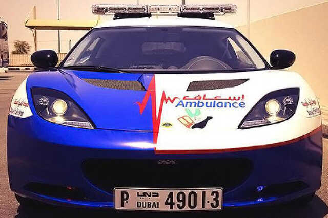 Lotus Evora Dubai Paramedics