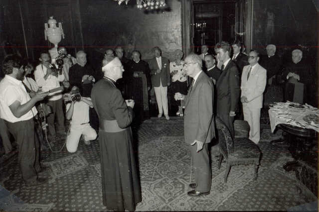 Habsburg Ottó fogadása a Püspökvárban