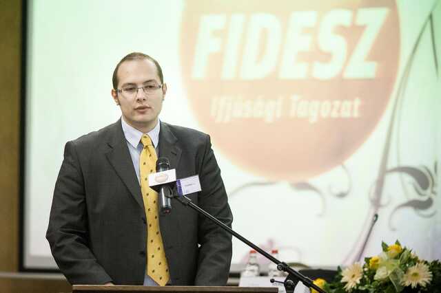 Veress Áron, a Fidesz Ifjúsági Tagozatának országos elnöke