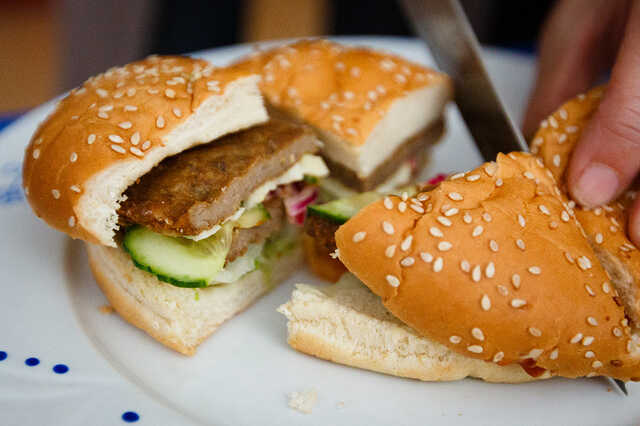 Nagy hamburger teszt