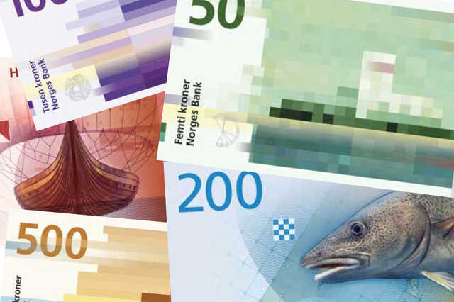 norvég bankjegyek CÍMLAP