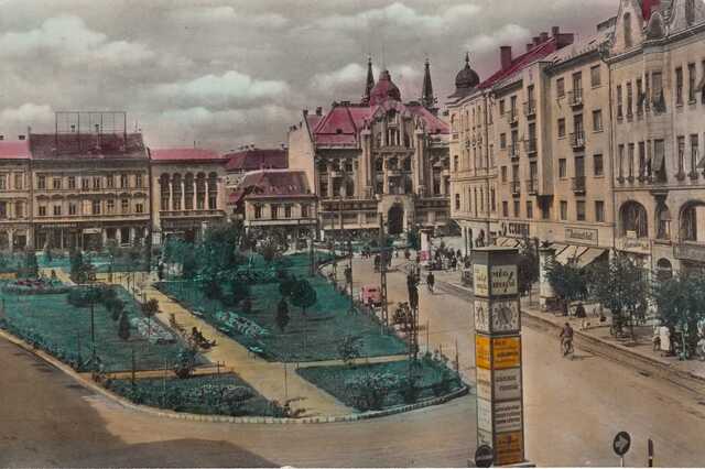 Fő tér régen - 1959-es képeslap