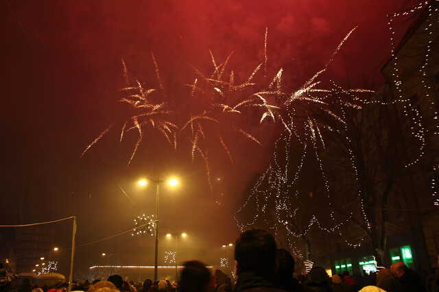 Fő téri tűzijáték, 2013 szilvesztere