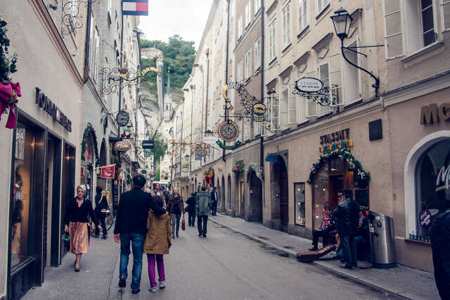Salzburg belvárosa