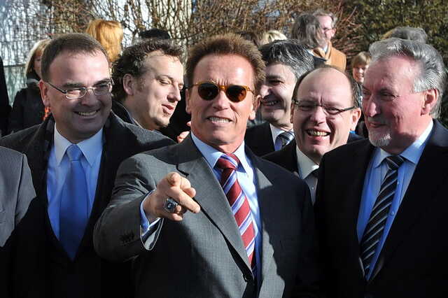Arnold Schwarzenegger Güssingben - Megújuló energiákat népszerűsít az ex-Terminátor