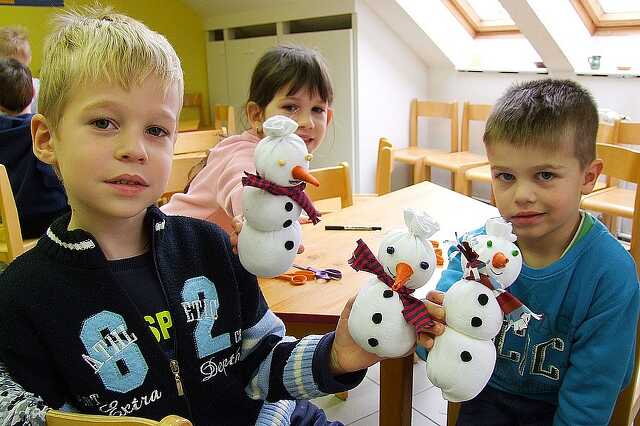 Karácsonyra készülnek a gyerekek