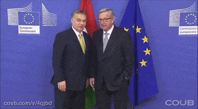 Juncker lerángatja Orbánt