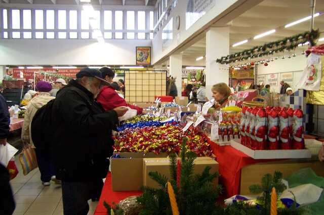 Karácsonykor a piac