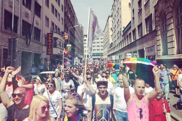 Pride Bratislava - melegfelvonulás Pozsonyban