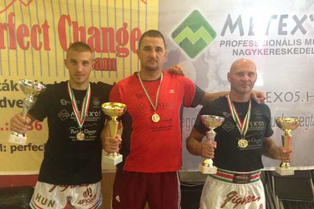 Dancsó Zoltánék a kick-box bajnoki döntőn