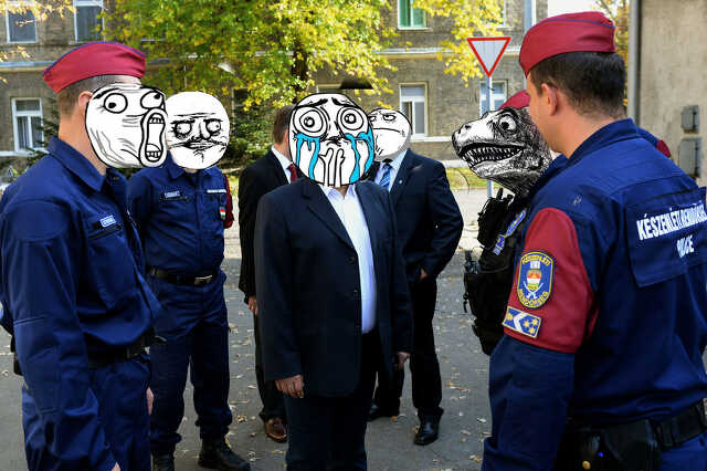 rendőrök + trollface