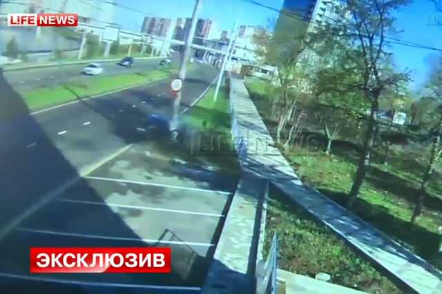 Andrej Jescsenko és a villanyoszlop